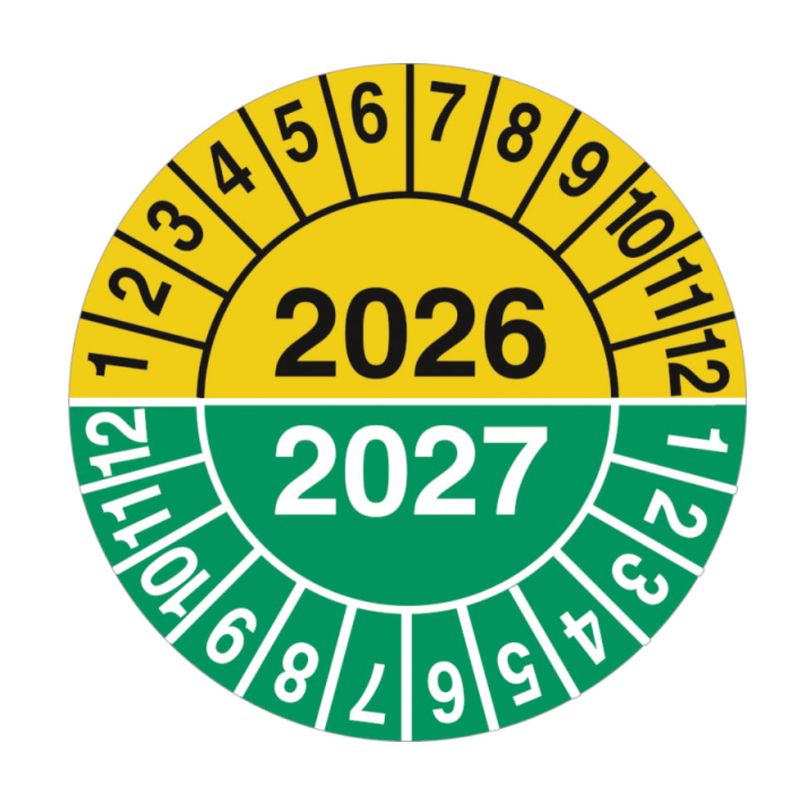 Kontrollmerker / godkjenningsmerke 2026-2027 (10 stk)