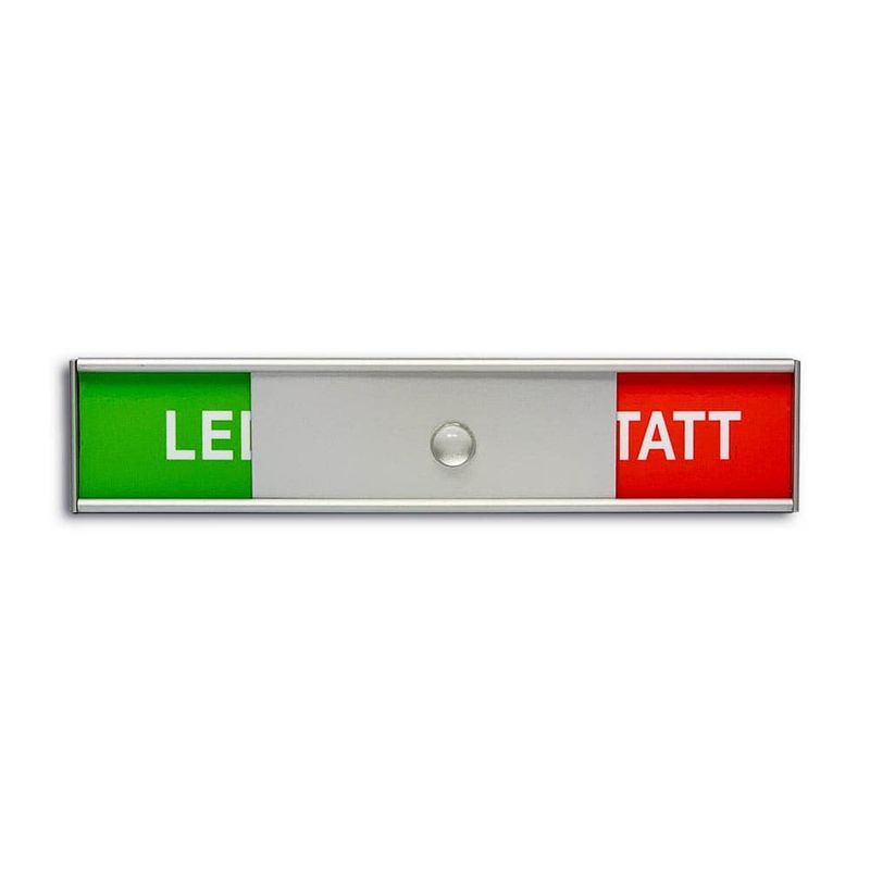 LEDIG / OPPTATT Skilt - 150 x 35 mm