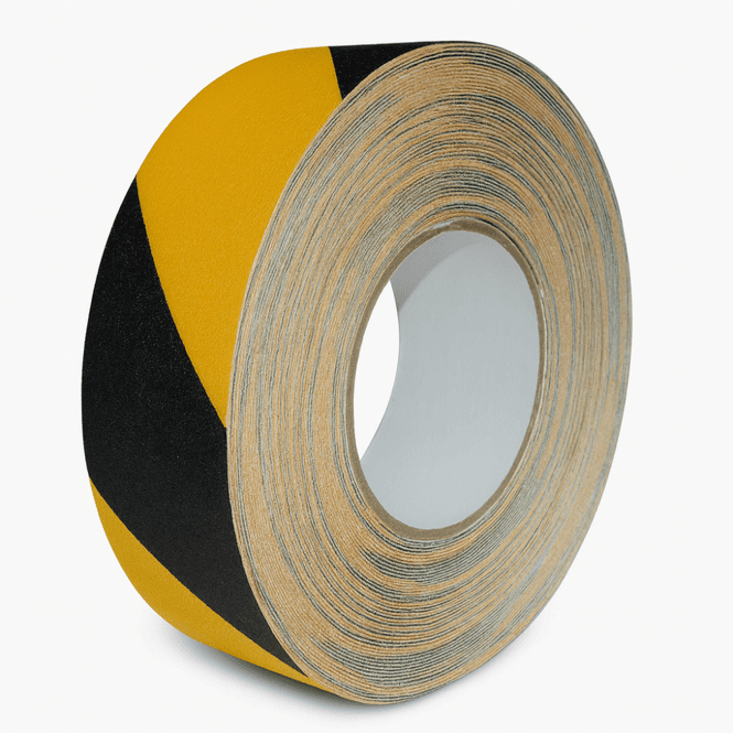 Hovedbilde Sklisikker tape – Sort/Gul 50 mm x 18 m