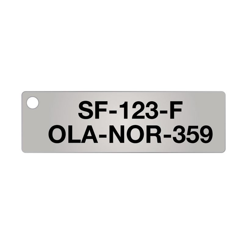 Merkeskilt til fiskeredskaper 50 x 15mm (10 stk)