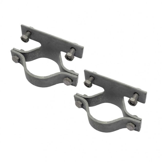Hovedbilde Skiltklammer (2 stk) til skilt og skiltstolpe Ø 60mm CC 80 mm