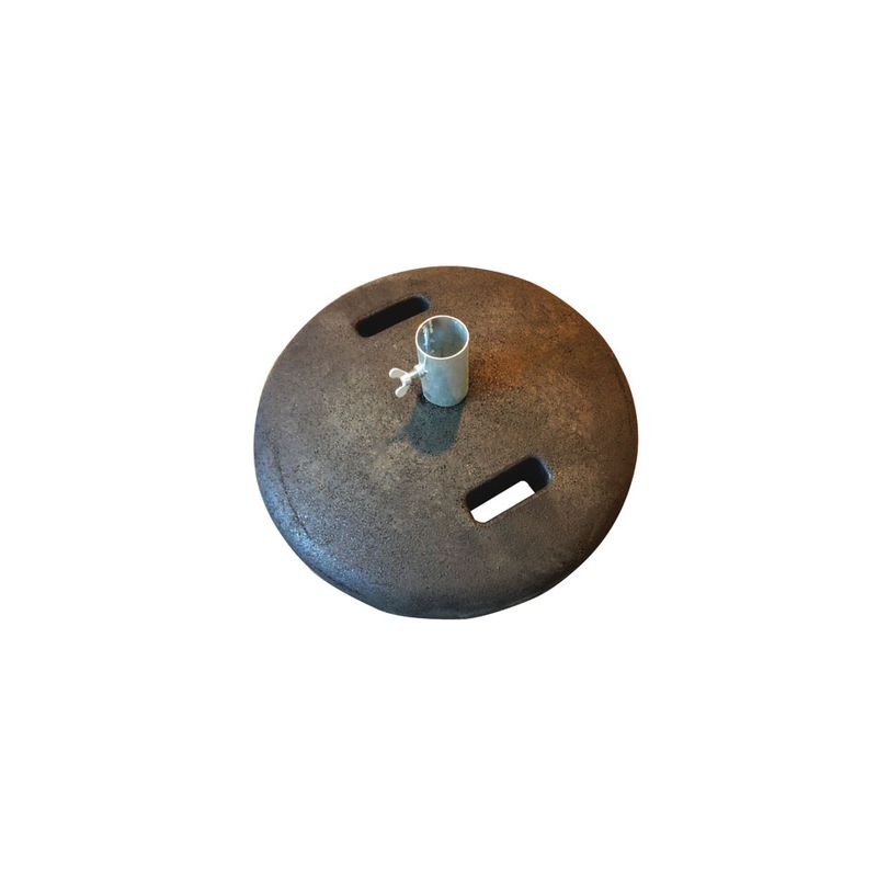 Løsfot i gummi for 60 mm skiltstolpe
