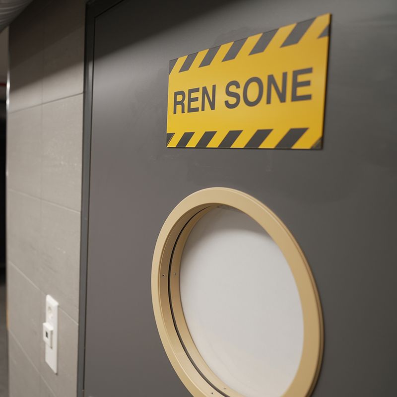 Ren sone skilt 150 x 300 mm