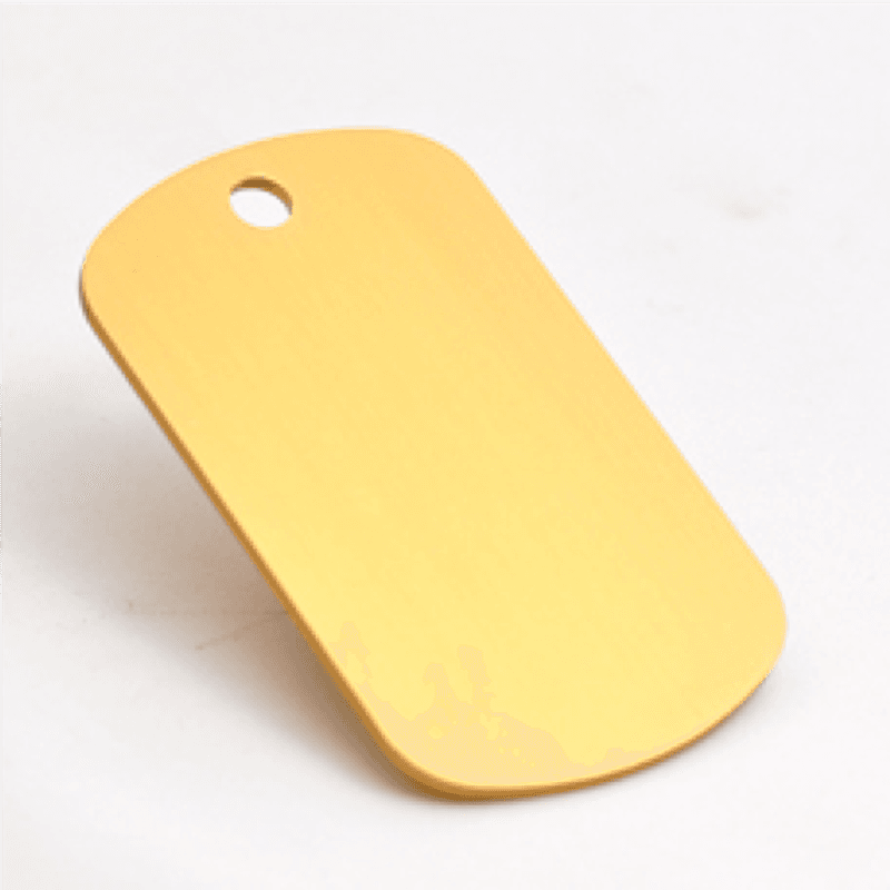  Dog Tag – gravert militær ID-tag i aluminium